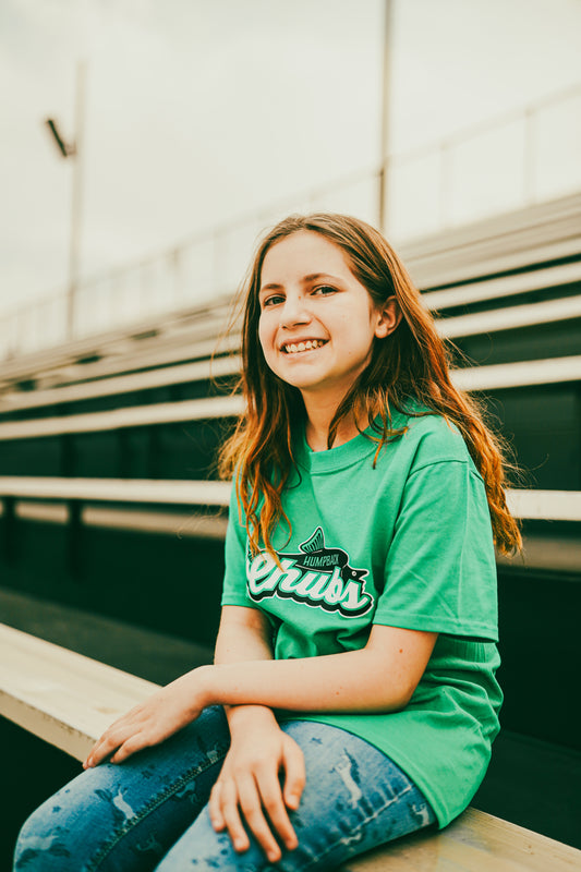 Children's Green Humpback Chubs Short Sleeve