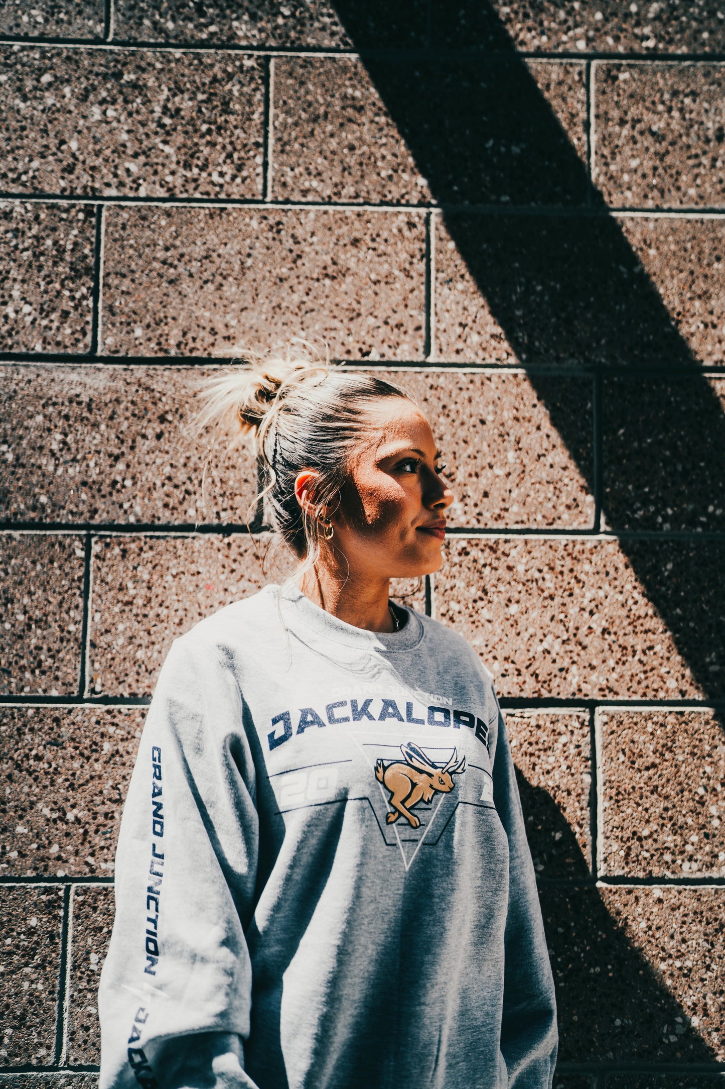 Grey Jackalopes Crewneck