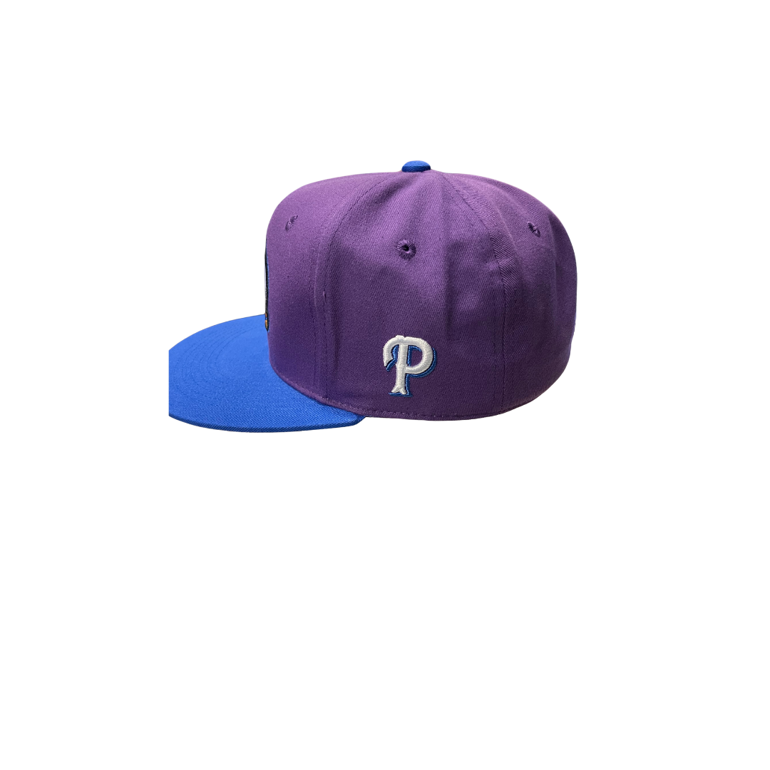 Bat Rack Purple Fitted Hat