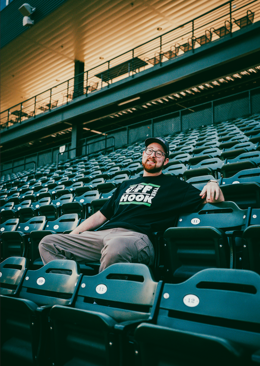 Off the Hook Black Short Sleeved Tee