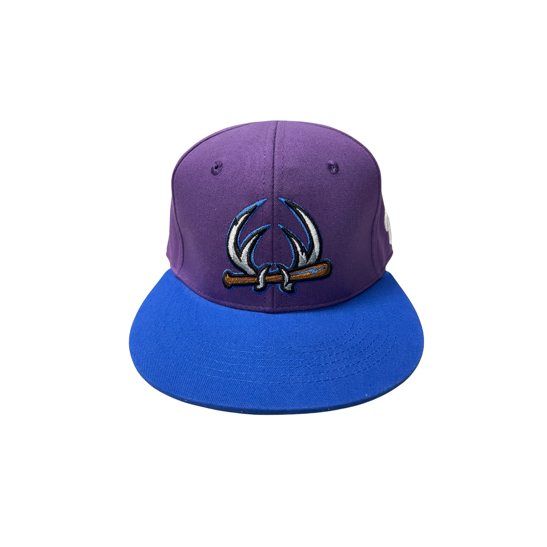 Bat Rack Purple Fitted Hat