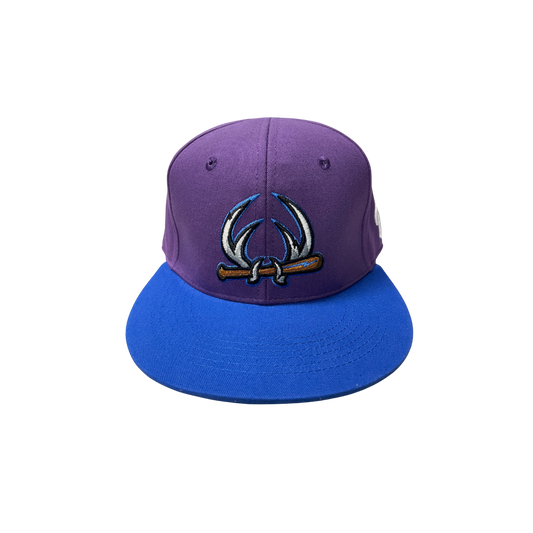 Bat Rack Purple Fitted Hat