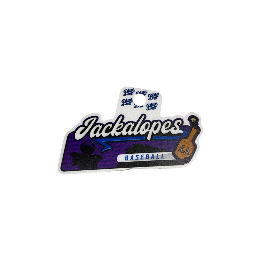 Baseball Whiskey Sticker