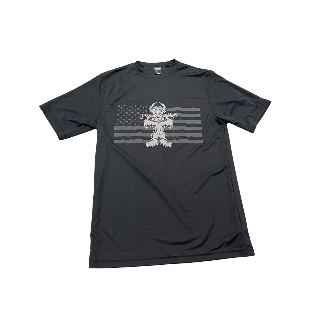 Fullbody Flag Black T