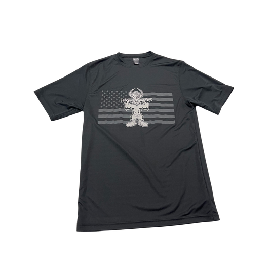 Fullbody Flag Black T