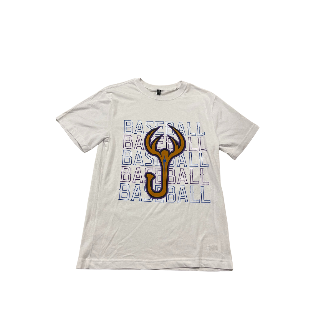 J Antler Baseball White T